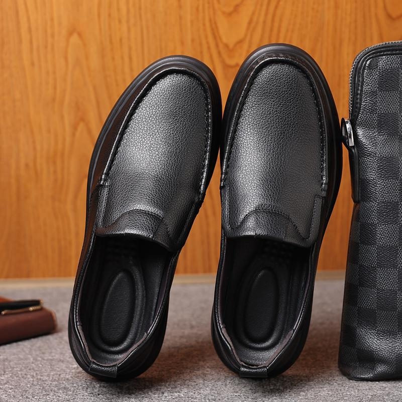 Kadixin muške kožne loaferice - casual poslovne slip-on cipele s mekom podstavom