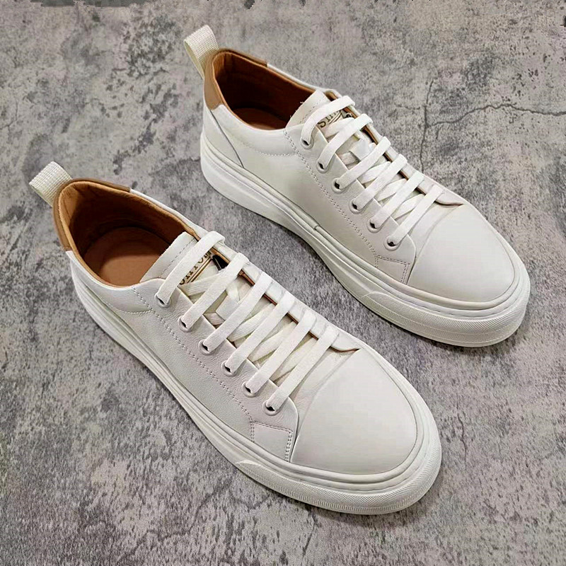 Muške kožne tenisice bez vezica, slip-on, okruglog vrha, gumeni potplat, kožna podstava i ulošak