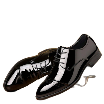 Nove muške kožne cipele poslovnog stila u britanskom duhu, otporne na habanje i klizanje, s oštrim nosom, slip-on