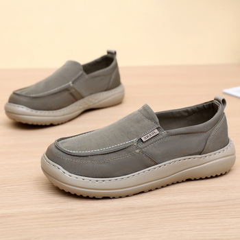 Muške proljetno-jesenske slip-on casual cipele, lagana potplata, Pekin stil platnene obuće