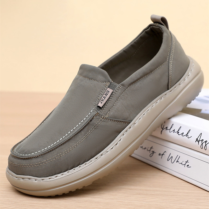 Muške proljetno-jesenske slip-on casual cipele, lagana potplata, Pekin stil platnene obuće