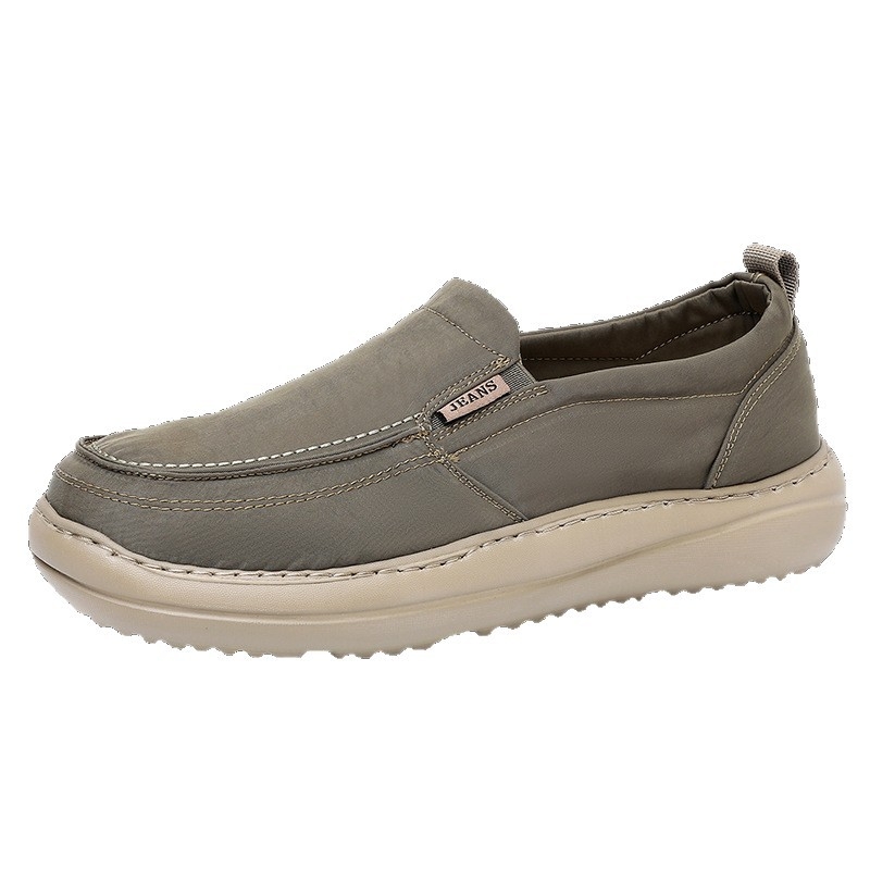 Muške proljetno-jesenske slip-on casual cipele, lagana potplata, Pekin stil platnene obuće