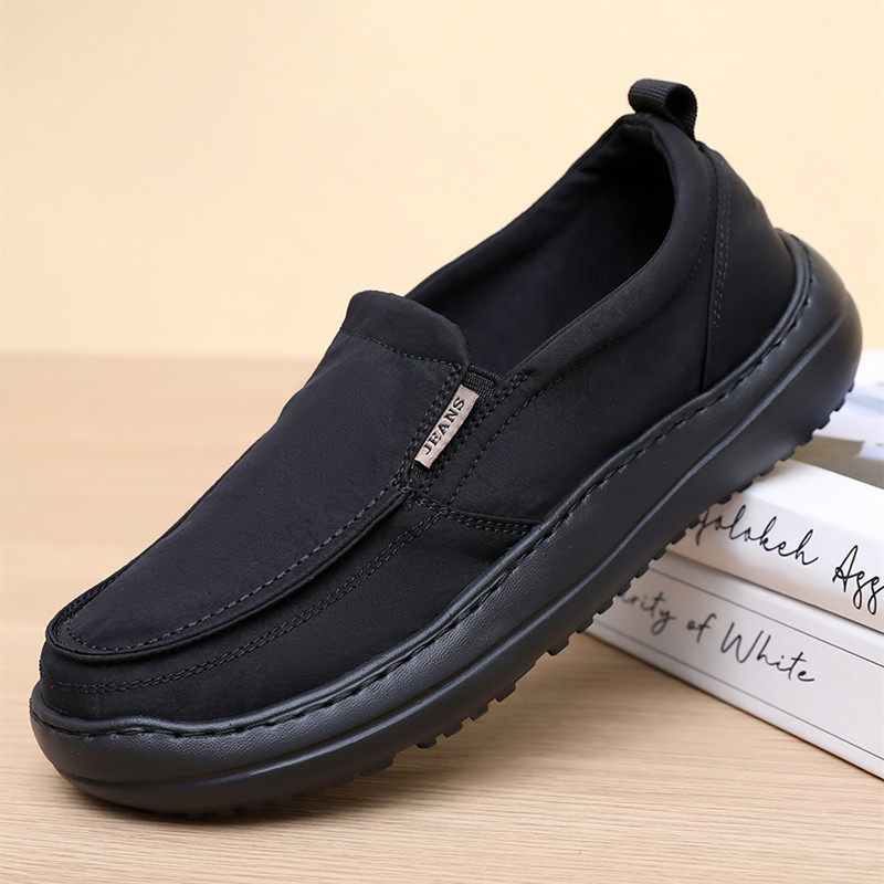 Muške proljetno-jesenske slip-on casual cipele, lagana potplata, Pekin stil platnene obuće
