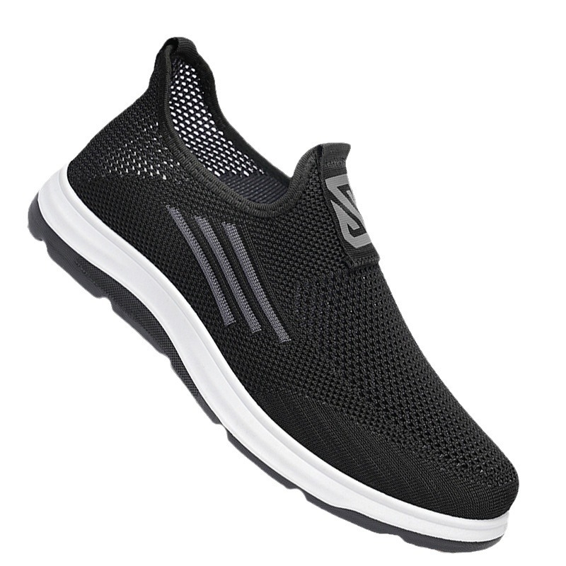 Muške slip-on tenisice s prozračnim mrežastim gornjim dijelom, udobne ljetne tenisice