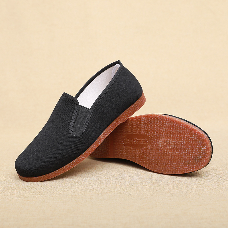 Muške platnene cipele slip-on s potplatom od teleće tetive, prozračne, protuklizne, izdržljive, ravna potplata, svakodnevna upotreba