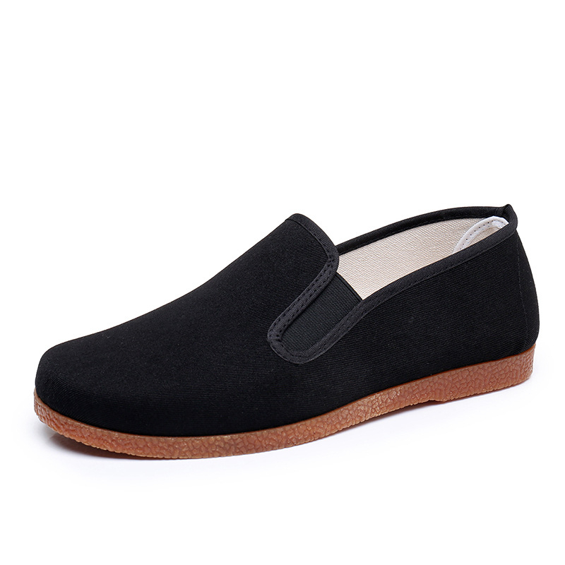 Muške platnene cipele slip-on s potplatom od teleće tetive, prozračne, protuklizne, izdržljive, ravna potplata, svakodnevna upotreba