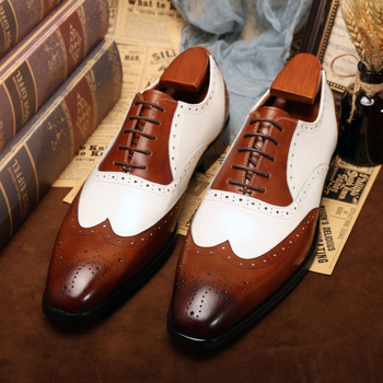 Muške brogue Casual cipele, jesen 2024, uski nos, podignuta peta, euro-američki stil