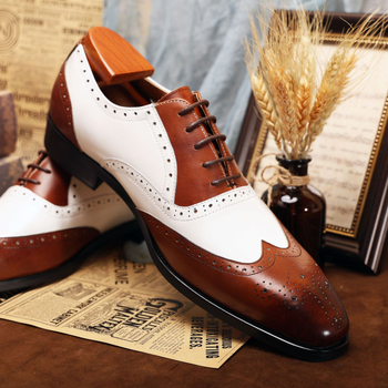 Muške brogue Casual cipele, jesen 2024, uski nos, podignuta peta, euro-američki stil