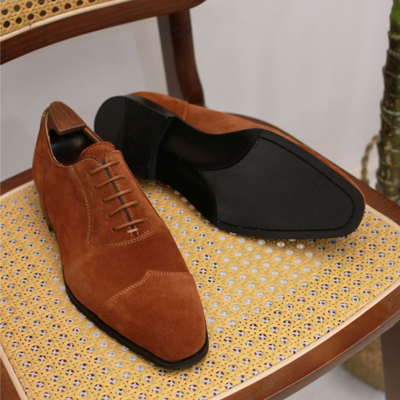 Britanski ručno izrađeni brogues od nubuka, muški, poslovno ležerni