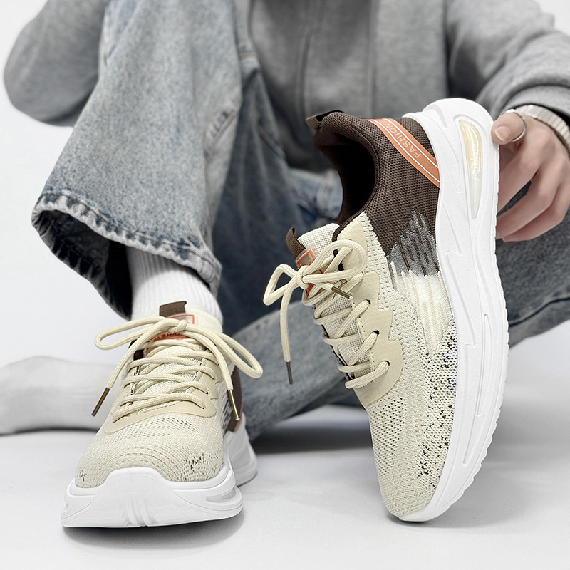 Unisex tenisice Fly-Knit prozračne s mekanim potplatom, protuklizne i otporne na habanje, casual trkačke tenisice za proljeće, ljeto i jesen 2026