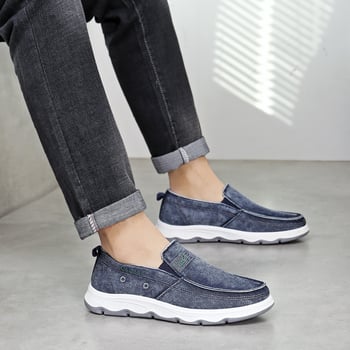 Muške proljetne casual tenisice 2024 – udobne platnene cipele, Pekin stil, slip-on