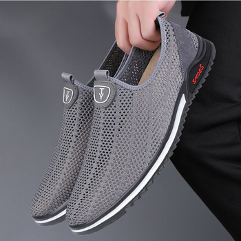 Muške ljetne prozračne mrežaste cipele, casual slip-on s protukliznom potplatom