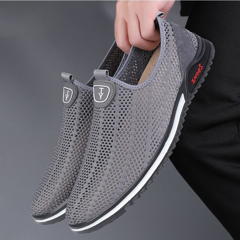 Muške ljetne prozračne mrežaste cipele, casual slip-on s protukliznom potplatom