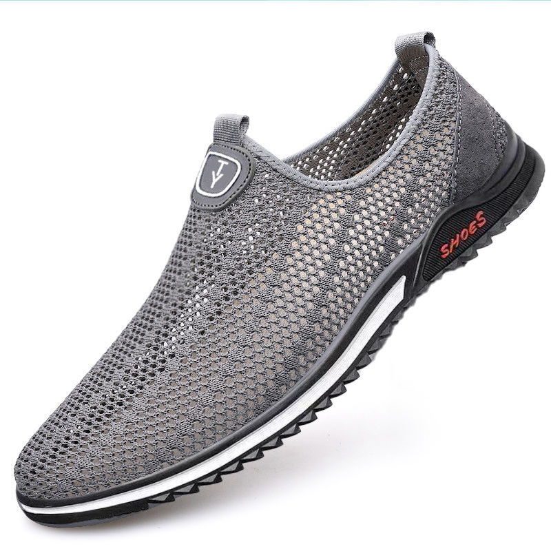 Muške ljetne prozračne mrežaste cipele, casual slip-on s protukliznom potplatom
