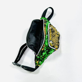 Pojasna torba sa šljokicama, unisex, sportska torba preko ramena