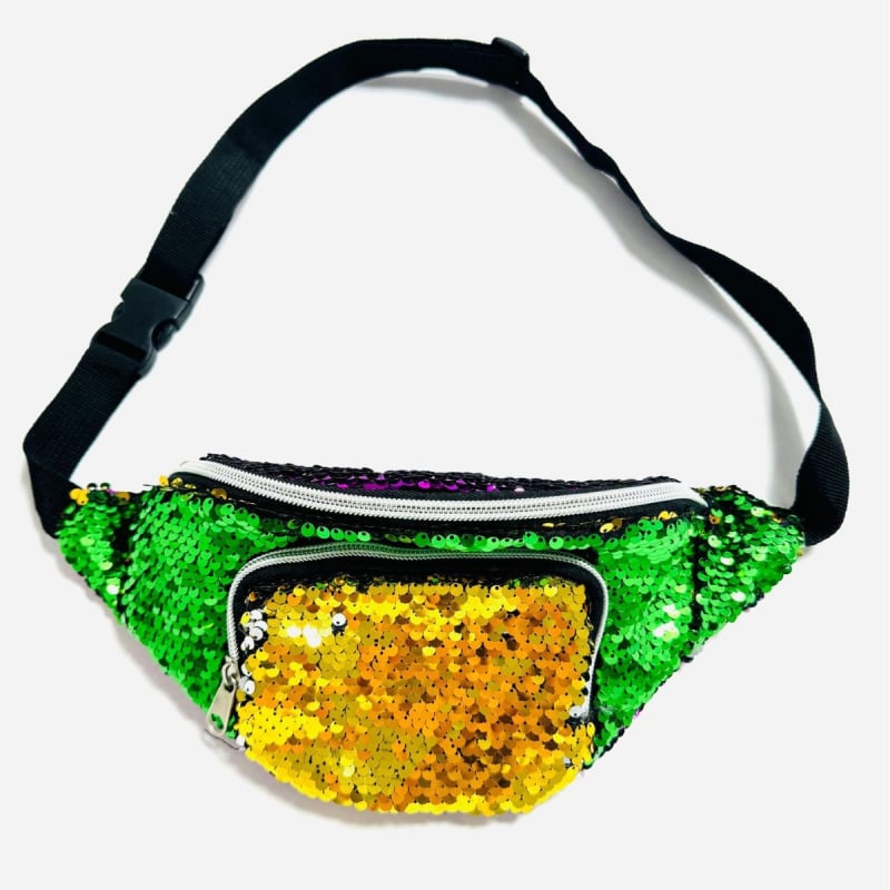 Pojasna torba sa šljokicama, unisex, sportska torba preko ramena