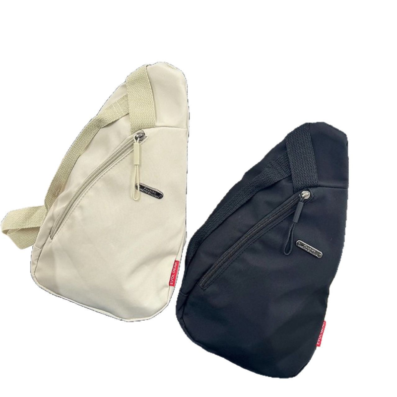 Unisex nylon torba za ramena s džepom za telefon – crossbody, svakodnevni sportski stil, mali ruksak