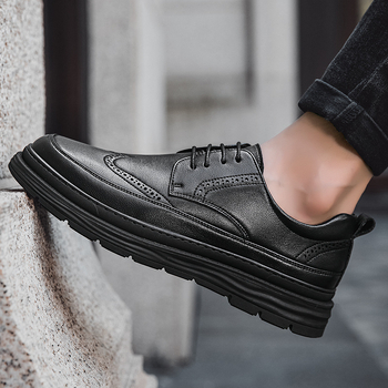 Muške kožne slip-on cipele za vožnju – ležerni poslovni stil, prozračne, mekana gumena potplata