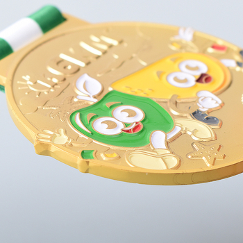 Prilagođena metalna medalja za maraton, spomen-medalja s pozlaćenom površinom