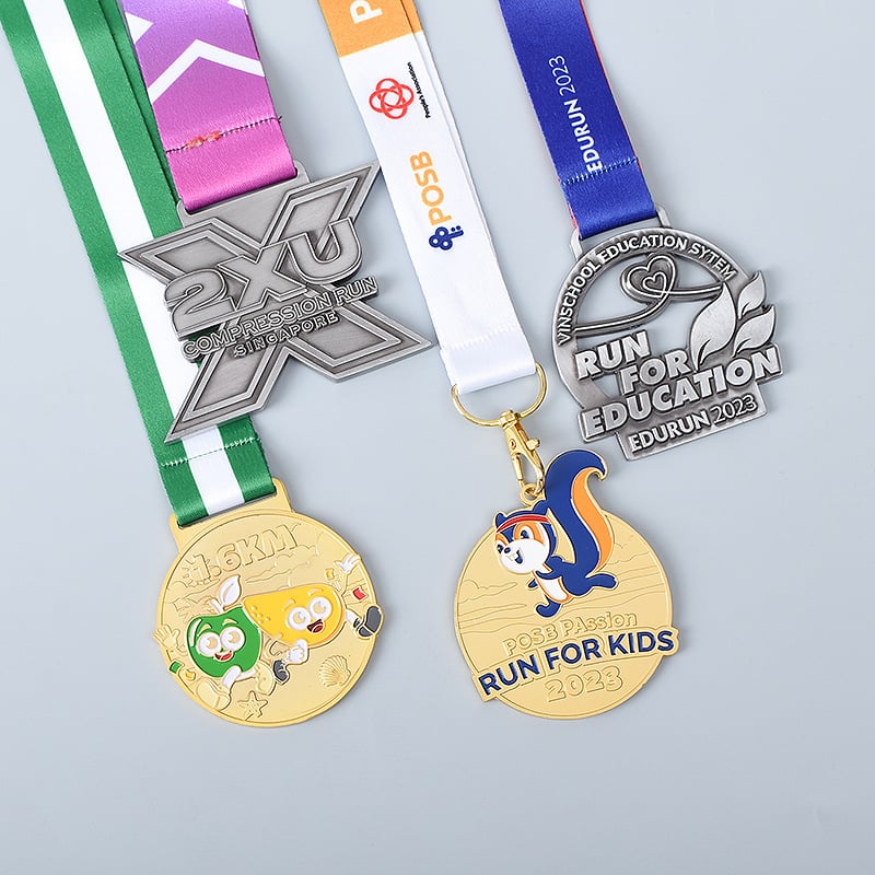 Prilagođena metalna medalja za maraton, spomen-medalja s pozlaćenom površinom