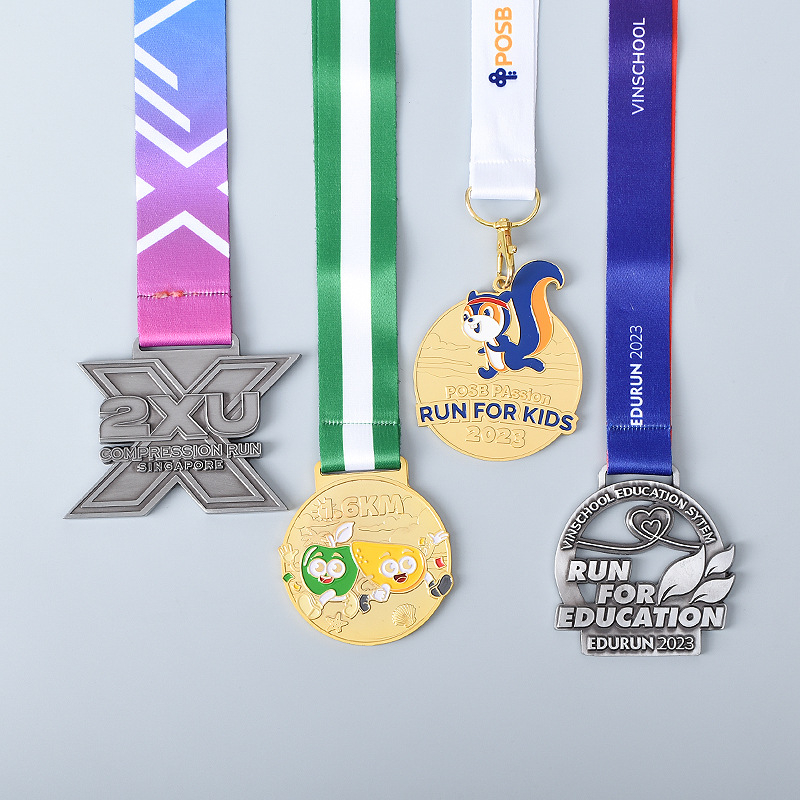 Prilagođena metalna medalja za maraton, spomen-medalja s pozlaćenom površinom