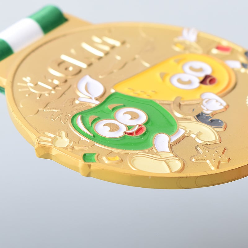 Prilagođena metalna medalja za maraton, spomen-medalja s pozlaćenom površinom