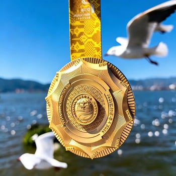 Prilagođene metalne 3D medalje za sportske događaje, maraton, zlatne, srebrne i brončane