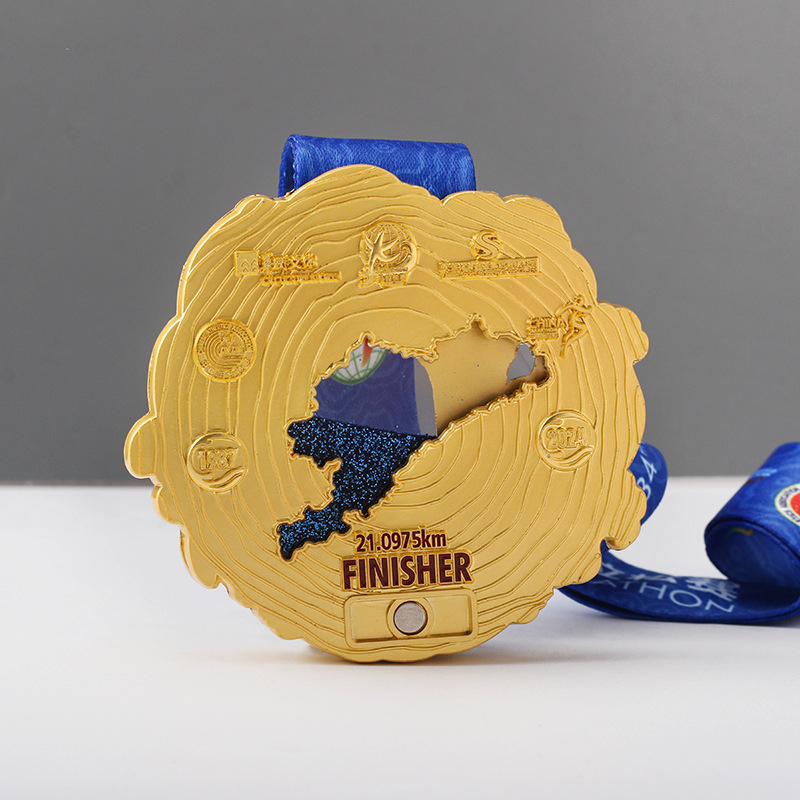 Prilagođene metalne medalje za sportske događaje, zlatne, srebrne i brončane medalje, spomen medalje za gradske maratone