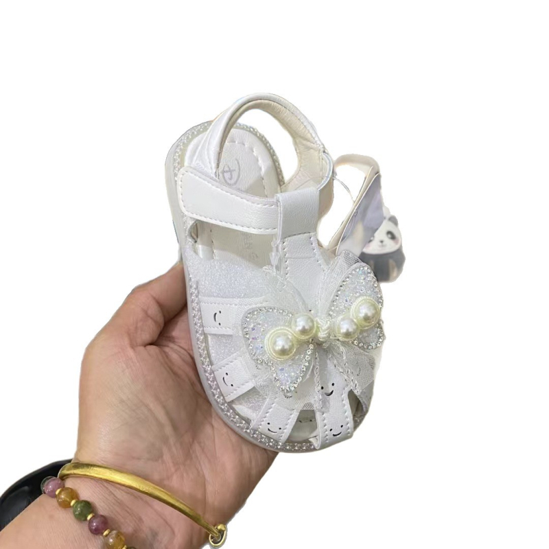 Ljetne sandale za djecu 1-3 godine - prozračne, mekane potplate, zatvoren vrh s mašnicom, unisex