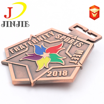 Maratonska medalja od cinkove legure, emajlirani završni sloj, prilagođeno logo