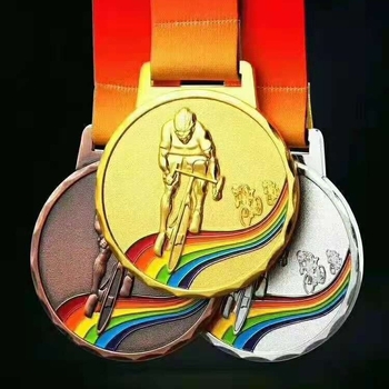 Prilagođene reljefne medalje za utrke rolera na koturaljkama - zlatne, srebrne i brončane