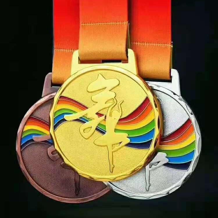 Prilagođene reljefne medalje za utrke rolera na koturaljkama - zlatne, srebrne i brončane
