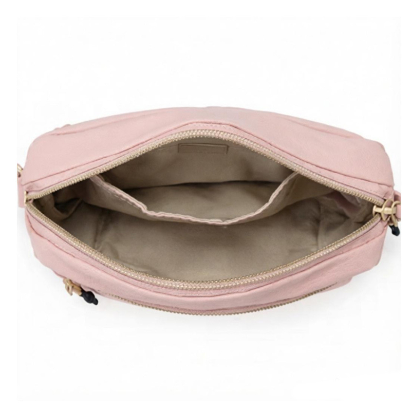 2025 novi stil, jednostavna i svestrana ženska nylon torba za struk, lagana crossbody torba s velikim kapacitetom