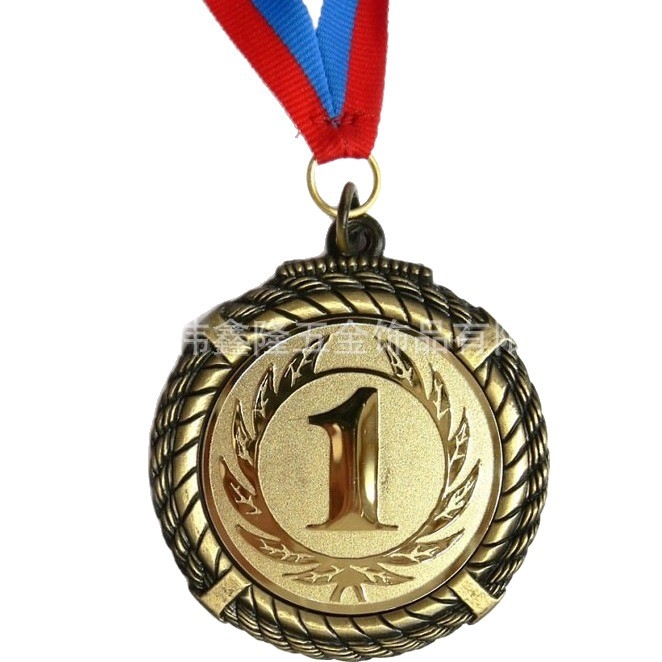 Retro medalja od legure za maraton