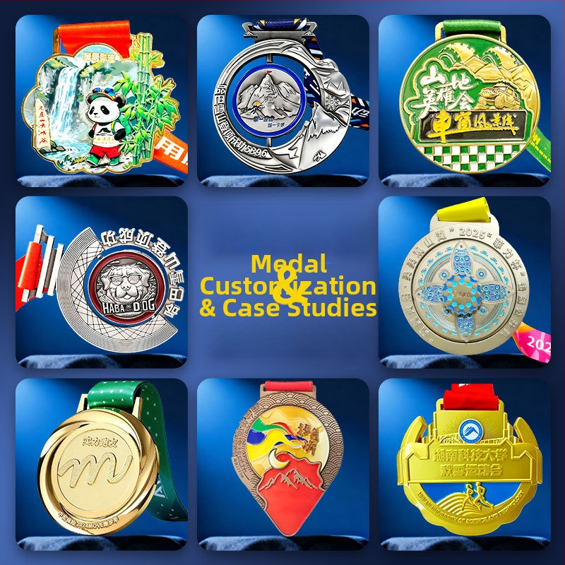 Prilagođene metalne medalje za maraton i pločice s imenima za sportska natjecanja