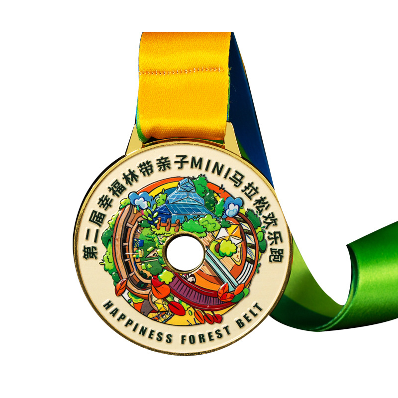 Prilagođene medalje za maratonske utrke — zlatne, srebrne i brončane medalje, suvenir medalje