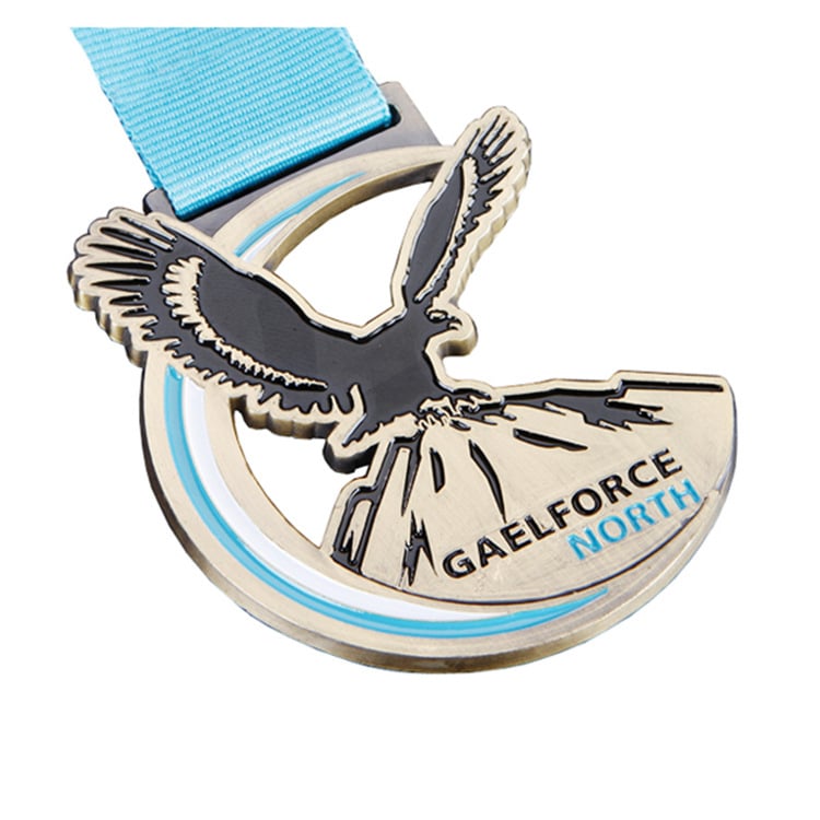 Antička reljefna maratonska medalja – metalna medalja po vašem dizajnu, sportska plaketa za tvrtke i škole