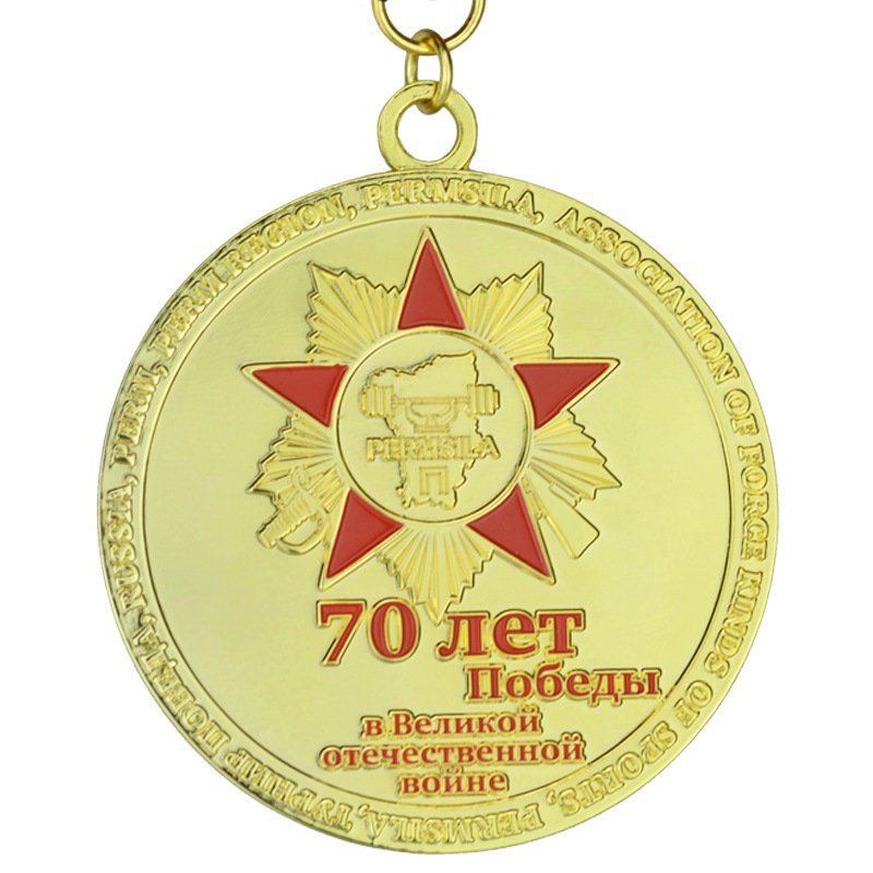 Metalna medalja s lakiranim završetkom za sportske događaje, spomen-medalja za maraton s kulturno-kreativnim prizvukom, personalizirana darovna plaketa od cinkovog legura