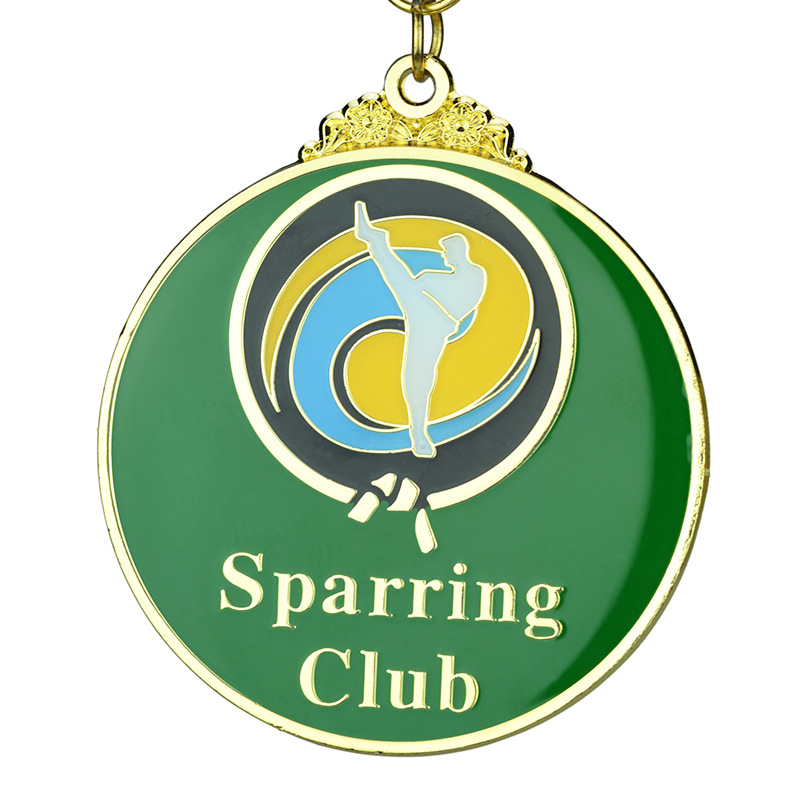 Metalna medalja s lakiranim završetkom za sportske događaje, spomen-medalja za maraton s kulturno-kreativnim prizvukom, personalizirana darovna plaketa od cinkovog legura