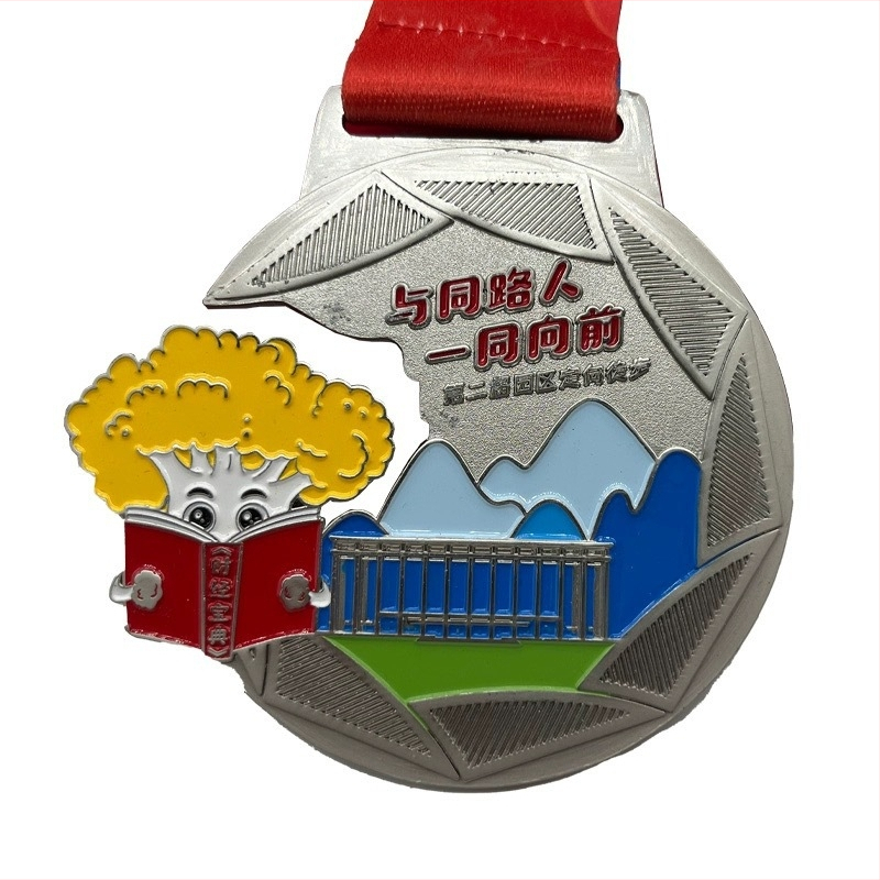 Metalna medalja, prilagođena maratonska medalja, spomen pločica za školski sportski susret, prilagođena nagradna medalja za godišnju poslovnu proslavu