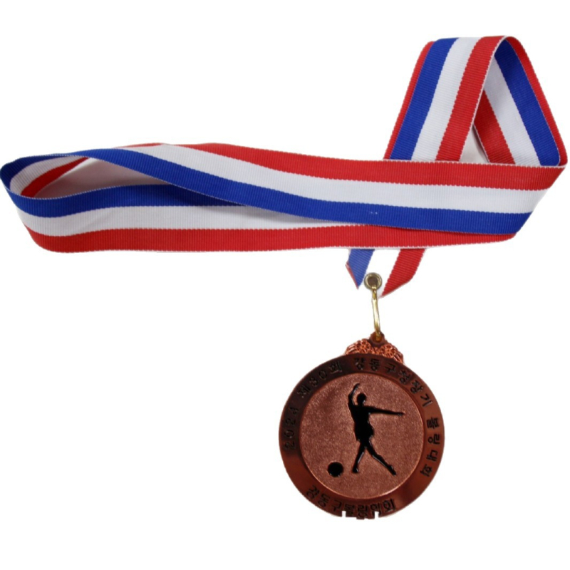 Metalna medalja s emajliranim premazom za sportske događaje — maraton i trčanje, prigodna nagrada za vješanje, personalizirani poklon