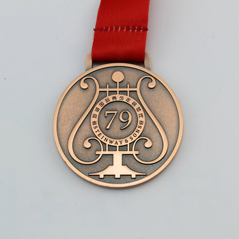 Ugravirana metalna medalja za maraton – plaketa od cinkovog legura, prilagodljiva