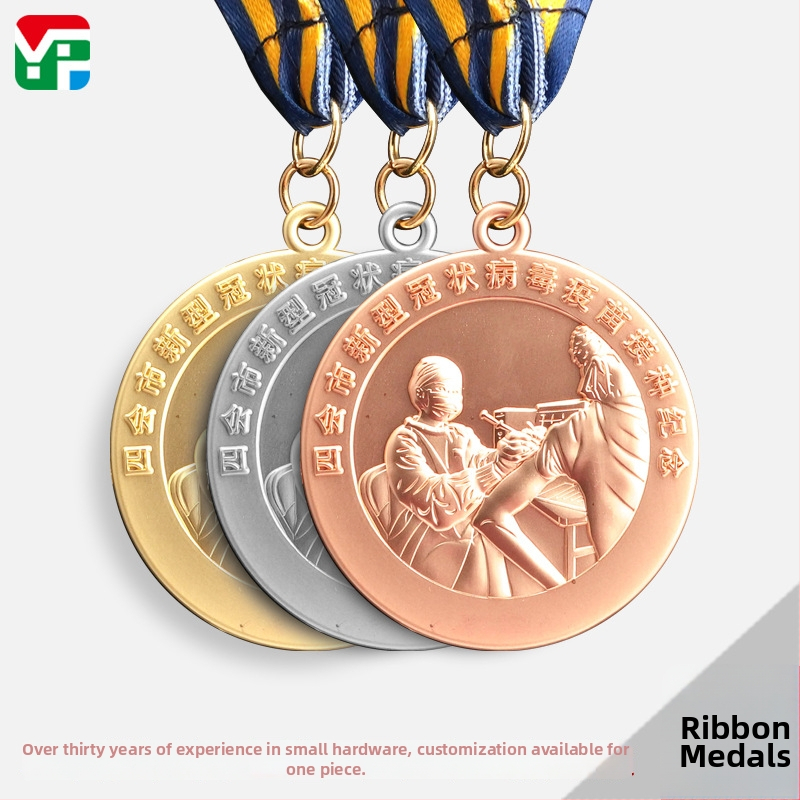 Prilagođene sportske medalje za maraton, Taekwondo i atletska natjecanja s metalnim oznakama i certifikatima na traci