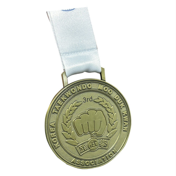 Prilagođene taekwondo medalje za prvo do treće mjesto, natjecanje Sanda, metalne medalje za sportski događaj s plaketom za izlaganje