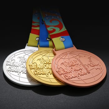 Velike metalne medalje za prekogranično trgovanje, medalje od cinkovog legura za sportske događaje, personalizirani suveniri za natjecanja i spomen ploče