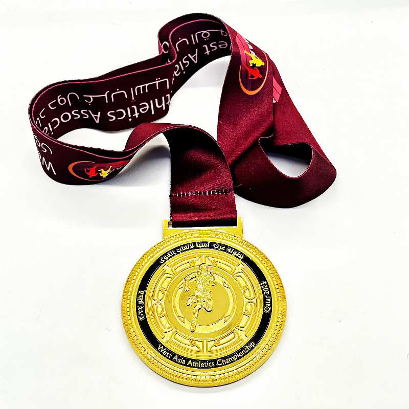 Metalna medalja za sportski događaj – prilagođena memorijalna medalja za dječji sportski susret i maraton