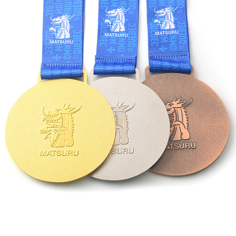 Prilagođene okrugle emajlirane medalje za sportske događaje – nagrade za maraton u zlatnoj, srebrenoj i brončanoj boji