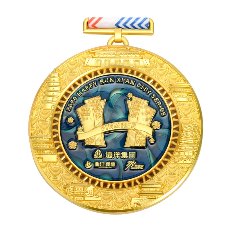 Longzhiyu metalna medalja za trčanje, prilagodljiva medalja za završetak maratona, 18-godišnja