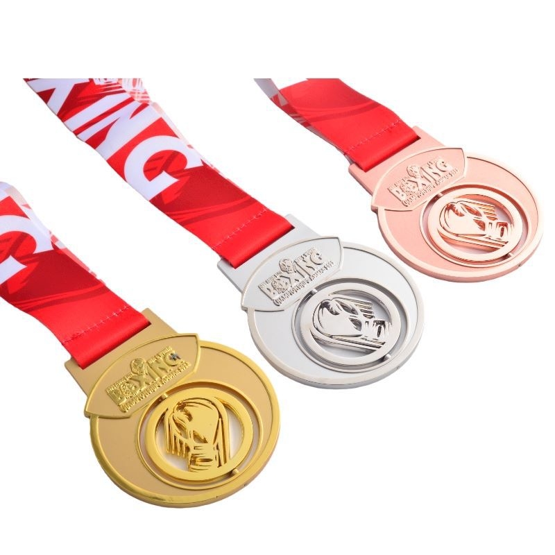 Metalna medalja s emajlom za trčanje, maraton i taekwondo na sportskim događanjima