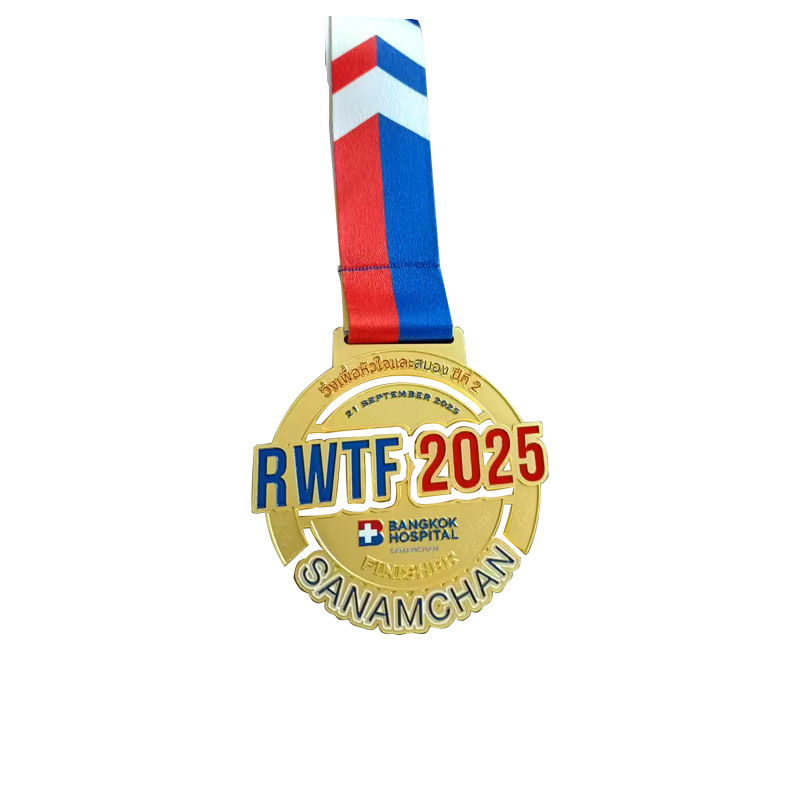 Prilagođene metalne medalje za maratonske događaje, kreativne prigodne medalje za korporativna natjecanja, obojene medalje